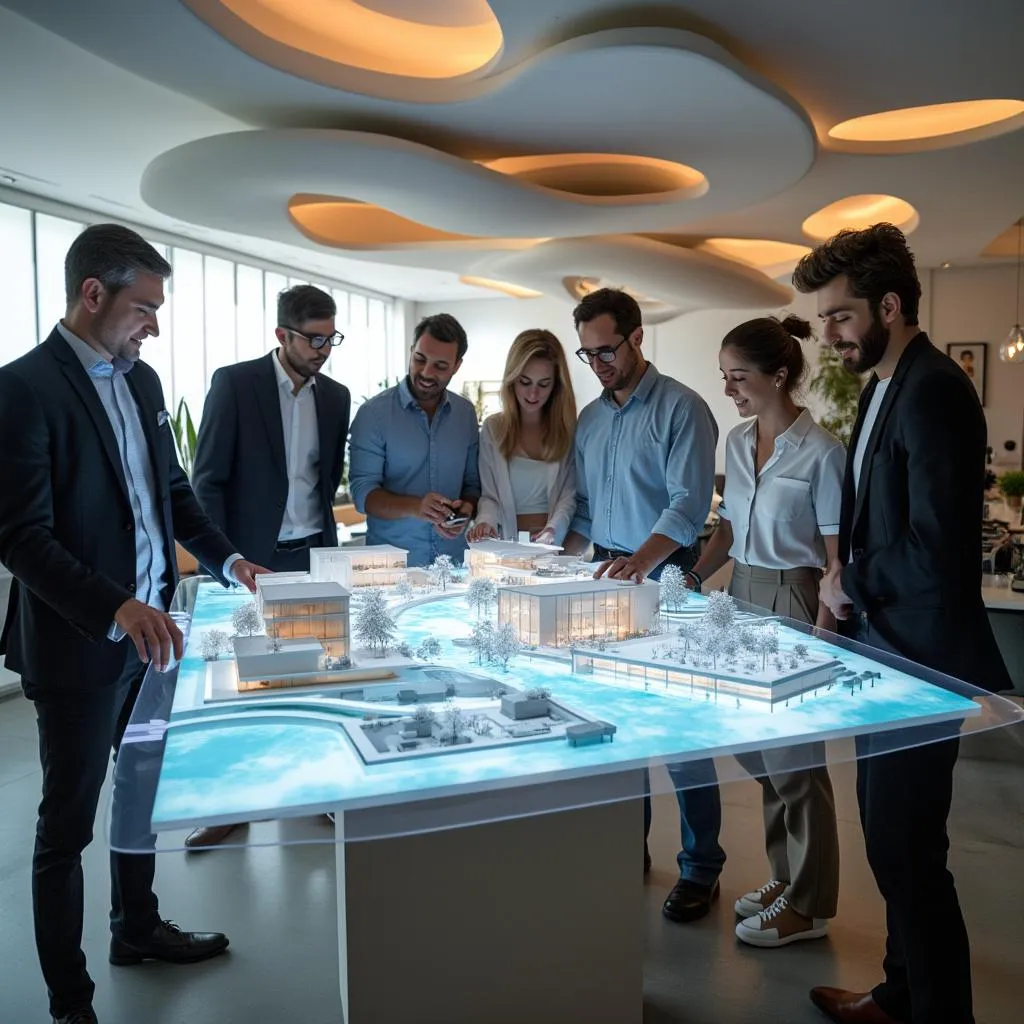 Equipo de FuturoProp discutiendo planes de inversión